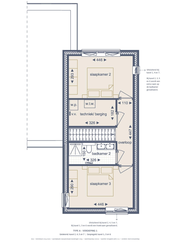 14 woningen Aan de Munnik, Levensloopbestendige woning type B halfvrijstaand, bouwnummer: 1, Holtum