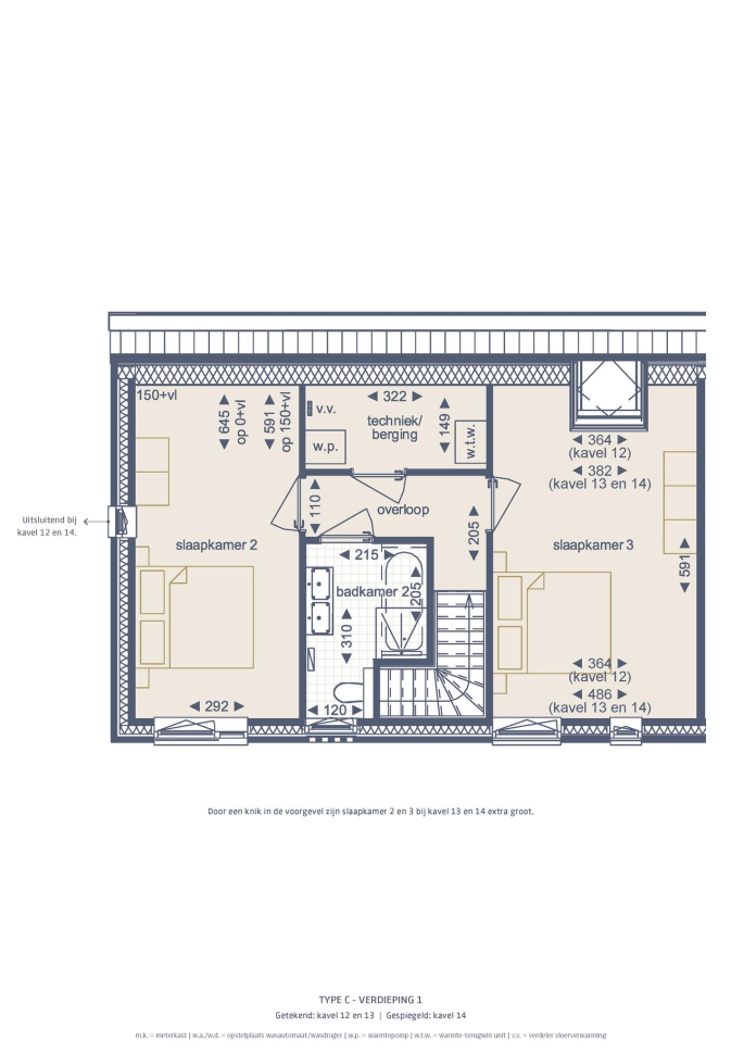 14 woningen Aan de Munnik, Levensloopbestendige woning type B halfvrijstaand, bouwnummer: 1, Holtum