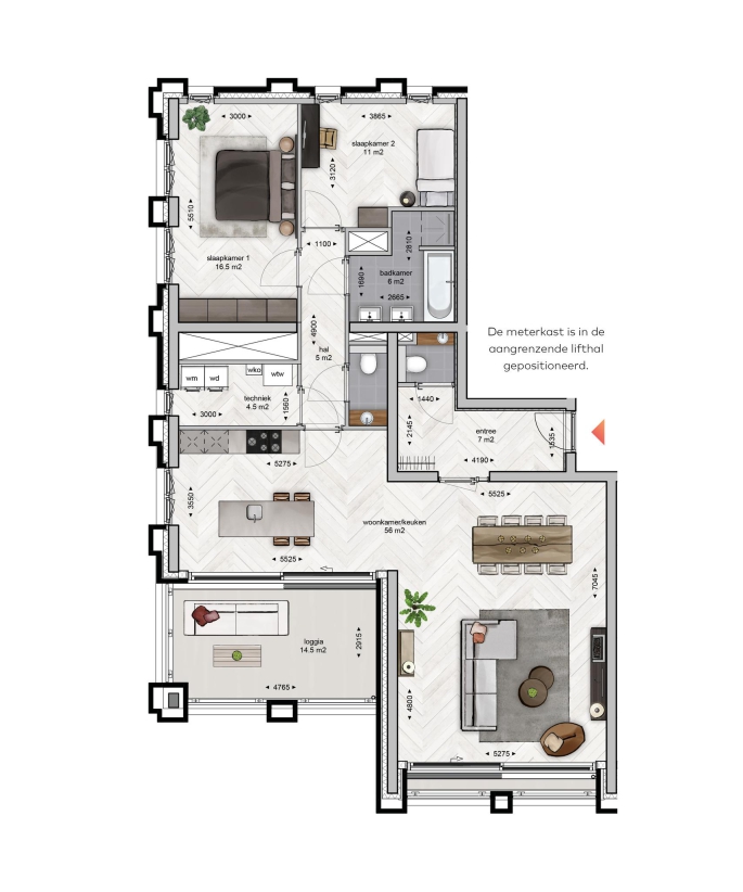 Eureka! Central | Laatste 7 appartementen!, Eureka! Central - Type 2O, Breda