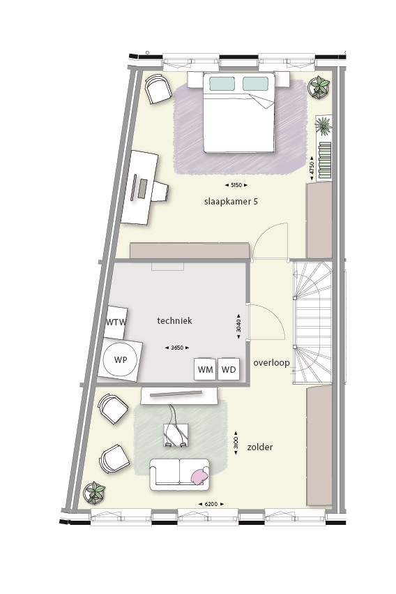 De Veerkade fase 3 - Kadewoningen, Stadswoning type C, Spijkenisse