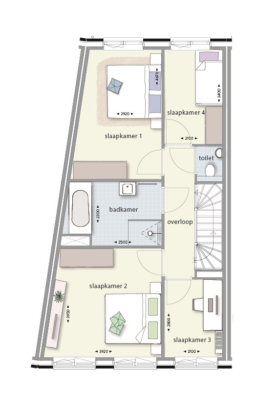 De Veerkade fase 3 - Kadewoningen, Stadswoning type C, Spijkenisse