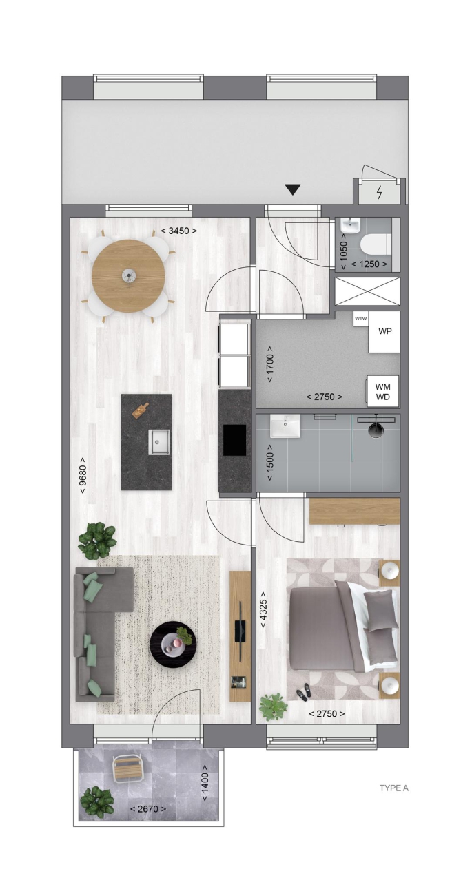 De Groene Loper - De Miller - Fase 3B, Appartement - Type A, bouwnummer: 30, Maastricht