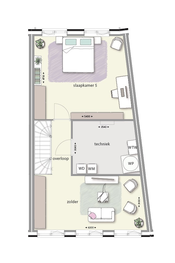 De Veerkade fase 3 - Kadewoningen, Stadswoning type D, Spijkenisse