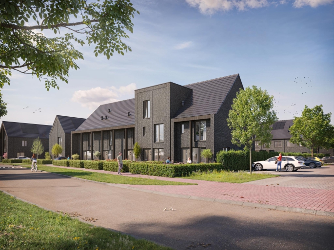 De Driehoek, Tussenwoning, bouwnummer: 49, Meerstad