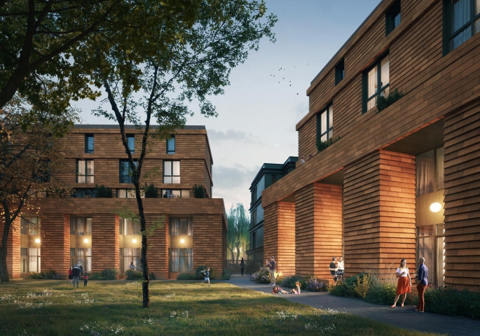 KOER Fase 3, Drielaagse Parkwoning Blok 7, Rotterdam