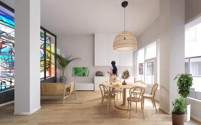 Vredeskerk Venray; NIEUW nu ook afgebouwde appartementen!, Vredeskerk begane grond, Venray