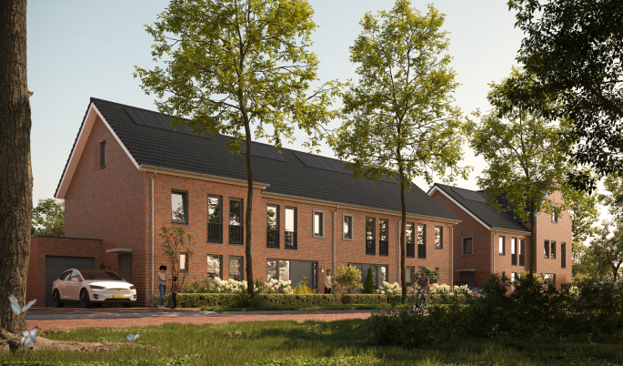 't Groen, Laanwoningen, Heinenoord