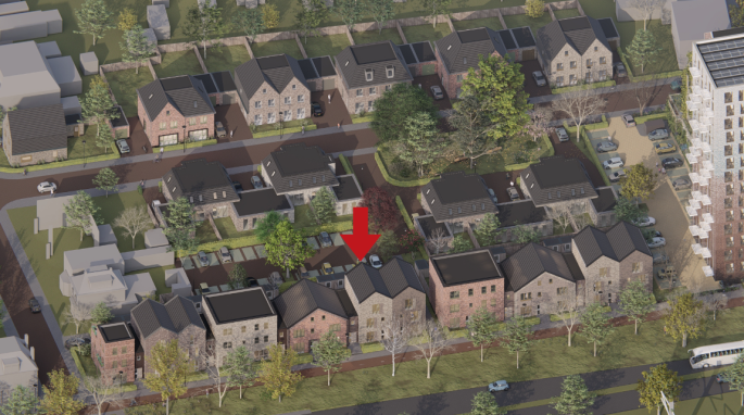 Acmesa, Stadswoningen, bouwnummer: 27, Assen