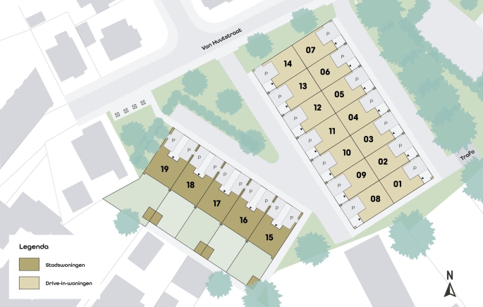 Meesters van Apeldoorn, Drive-in-woningen (hoek), bouwnummer: 1, Apeldoorn