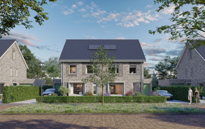 Wonen in Kloosterakker fase 3, Tweekappers, Assen