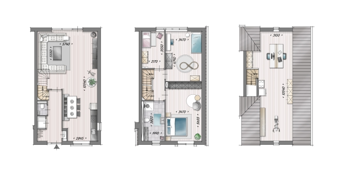 GROOTS, 3-onder-1 kap woning aan de Nieuwelaan, bouwnummer: 23, Heiloo