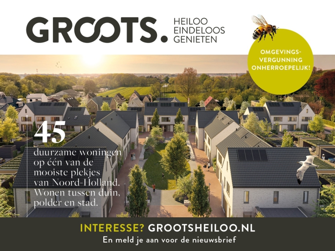 GROOTS, Tussenwoning, Heiloo