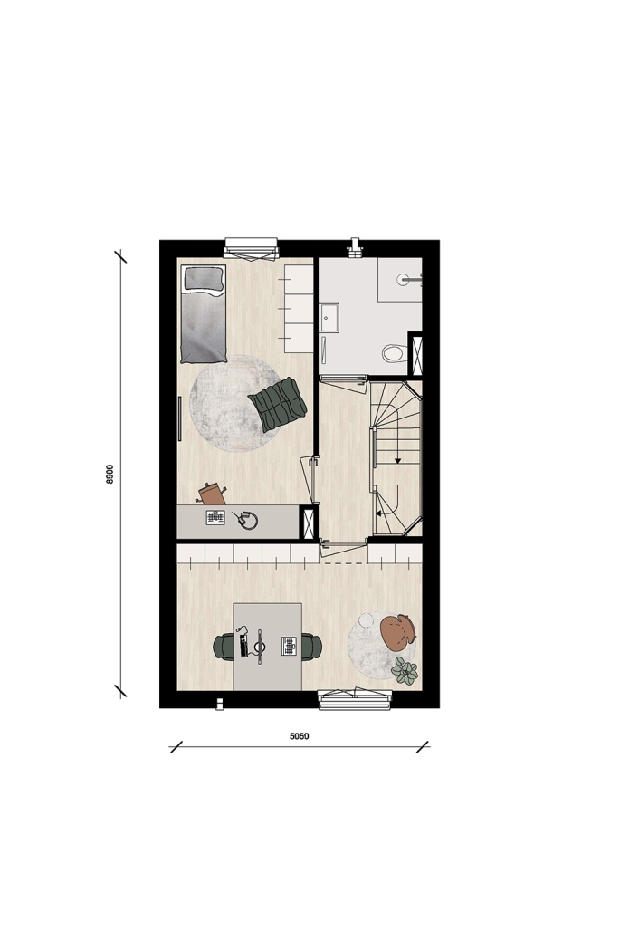 De Groene Loper - Fleur, Fase 5, Herenhuis extra hoog- Type B5, bouwnummer: 53, Maastricht