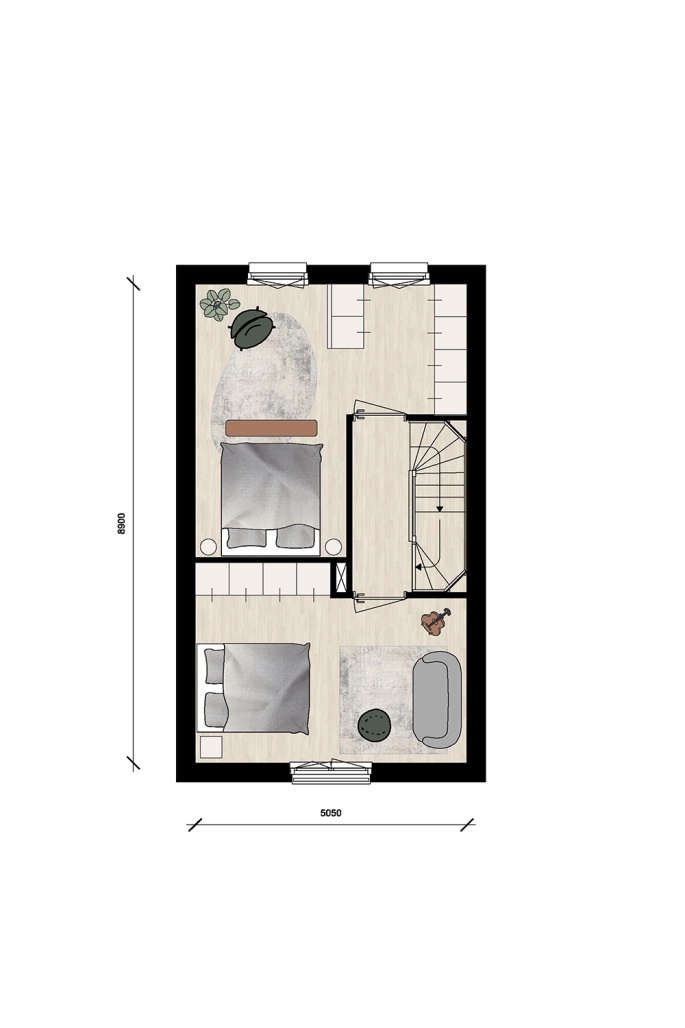 De Groene Loper - Fleur, Fase 5, Herenhuis extra hoog- Type B5, bouwnummer: 53, Maastricht