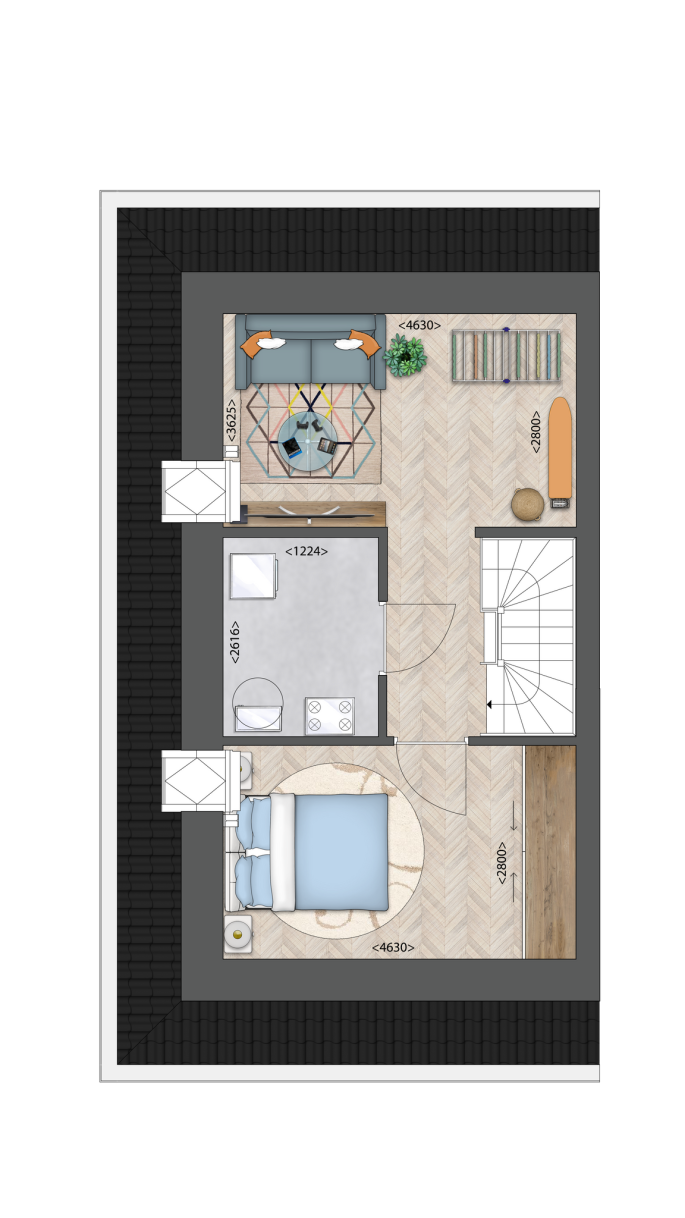 Hof van Saan, Twee-onder-eenkapwoning, bouwnummer: W014, Diemen