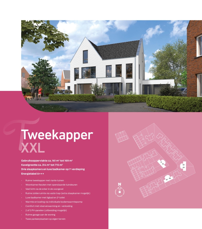 Van Bergenpark fase 3 | 90% verkocht!, Tweekapper XXL, bouwnummer: 86, Etten-leur