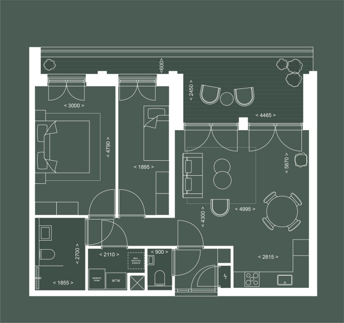 De Groene Loper - Amélie - Le SUD fase 4C, Appartement - Type H, bouwnummer: 212, Maastricht