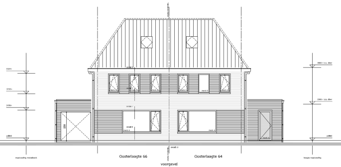 Landelijk wonen in Leens, Halfvrijstaande woning, bouwnummer: 64, Leens