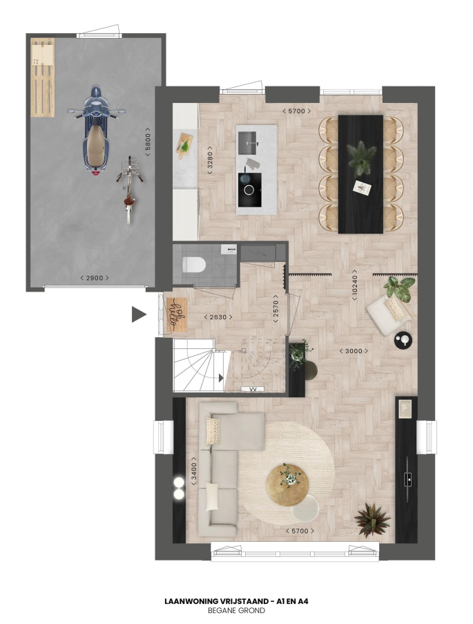 Land Van Essche, Laanwoningen vrijstaand, bouwnummer: C9, Strijen