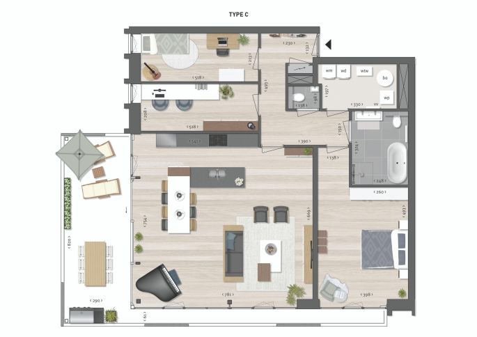 Park Marialust Remeha, 4-kamer appartementen Remeha, bouwnummer: A19, Apeldoorn