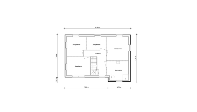 Molenweg 5 vrijstaande woningen, Type 3, Oudenhoorn