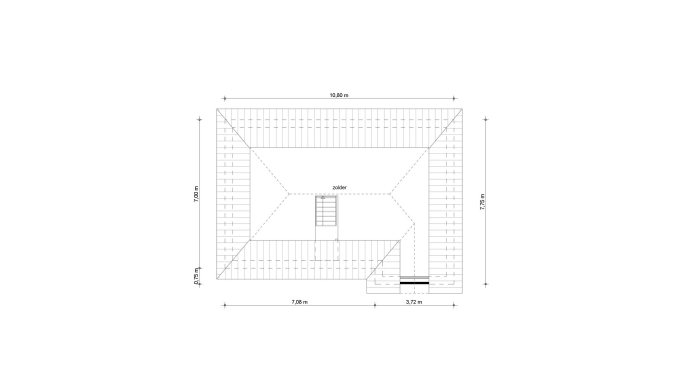 Molenweg 5 vrijstaande woningen, Type 3, Oudenhoorn