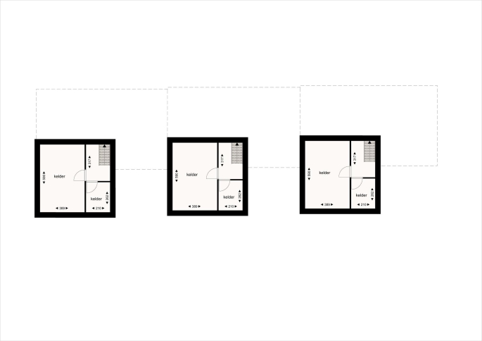 Park Hoogveld - Koekoeksbloem 4 splitlevelwoningen te Heerlen, Koekoeksbloem 3 geschakelde splitlevelwoningen, bouwnummer: 82, Heerlen