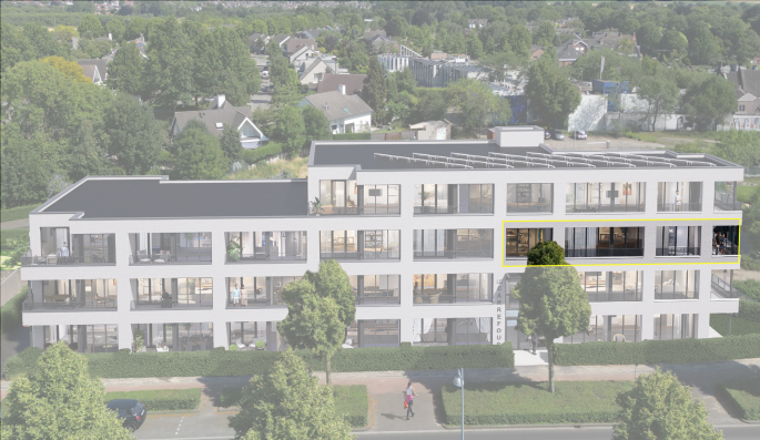 Residentie Carrefour, 19 appartementen & 2 penthouses., Residentie Carrefour type C3, bouwnummer: 13, Geleen