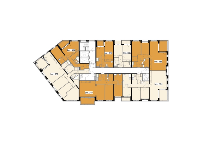 Ringers fase 2, Appartement Compact, bouwnummer: 383, Alkmaar