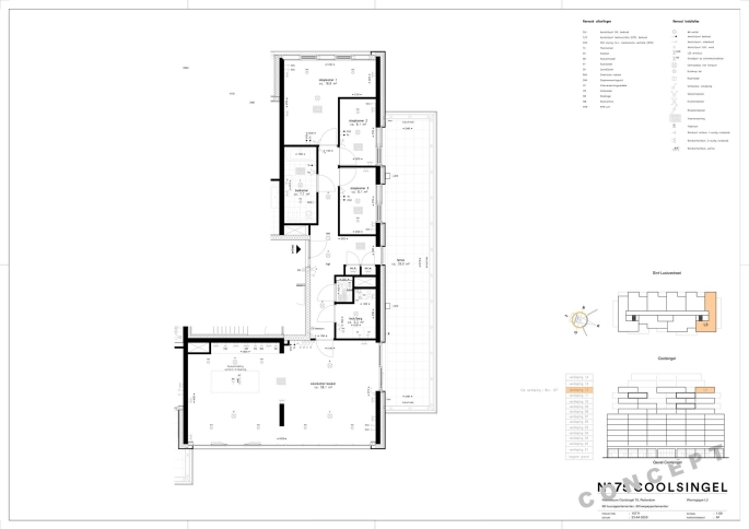 N° 75 Coolsingel, Metropolitan, bouwnummer: 107, Rotterdam