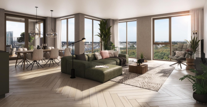 KJ Den Haag fase 2,3 en 4, KJ Den Haag - Fase 2 - 4 kamerappartement, bouwnummer: 14.S.01, 's-Gravenhage