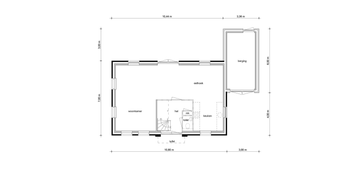 Molenweg 5 vrijstaande woningen, Type 4, Oudenhoorn