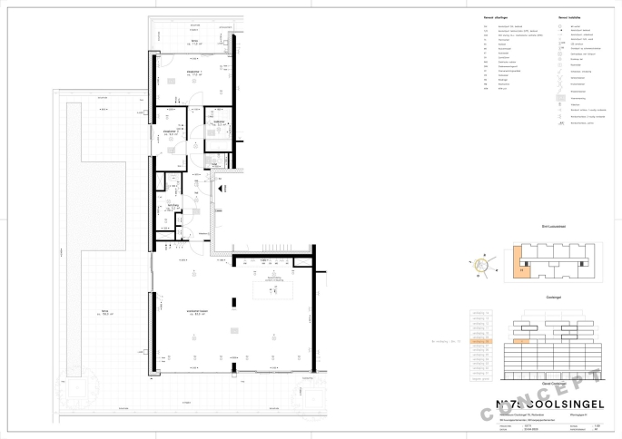 N° 75 Coolsingel, Metropolitan, bouwnummer: 73, Rotterdam