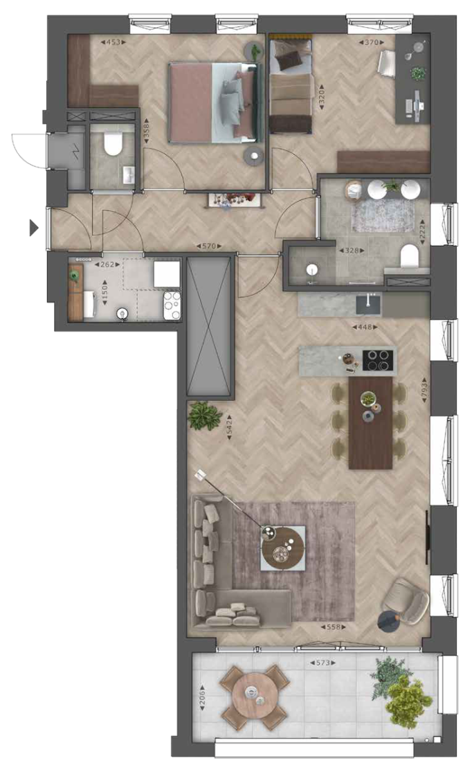 De Taantorens - laatste appartementen te koop!, Toren 1 - rechter appartement, bouwnummer: 5, Maassluis