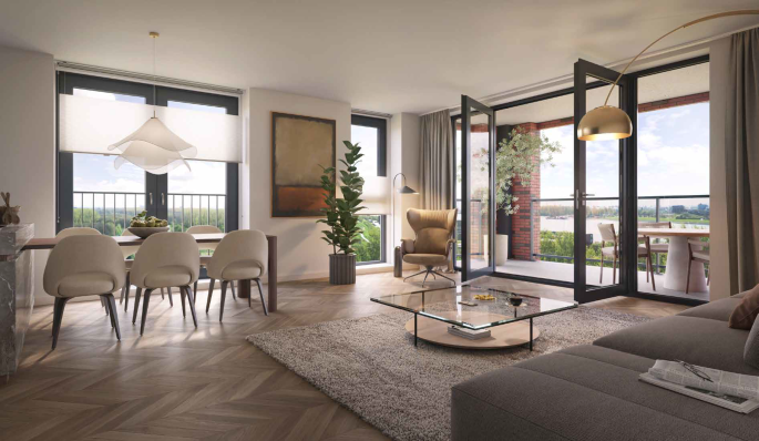 De Taantorens - laatste appartementen te koop!, Toren 1 - rechter appartement, bouwnummer: 5, Maassluis