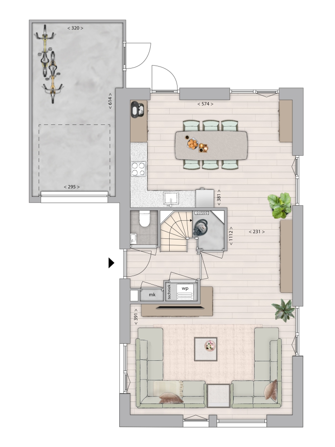 De Driehoek, Vrijstaande woning, bouwnummer: 6, Meerstad