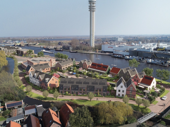 Noordeinde, Tussenwoning Kade, Wormerveer