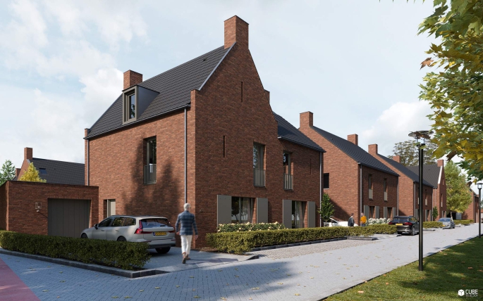 Kloostervelden Fase 1 (VERKOCHT), Parkwoningen + (2-o-1-kap), Etten-Leur