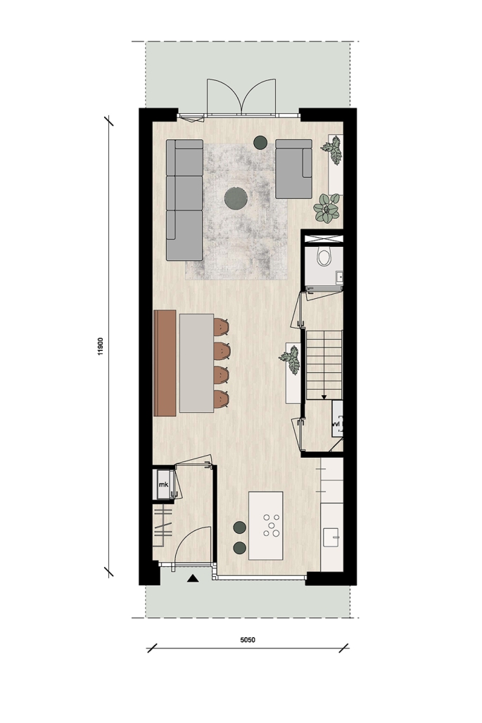 De Groene Loper - Fleur, Fase 5, Herenhuis extra hoog - Type B2, bouwnummer: 52, Maastricht