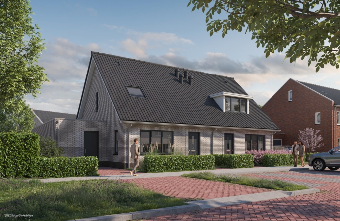 Möllincksvaart fase 3.2, Sfeerrijck l Twee-onder-één-kapwoningen, bouwnummer: 2, Bergentheim