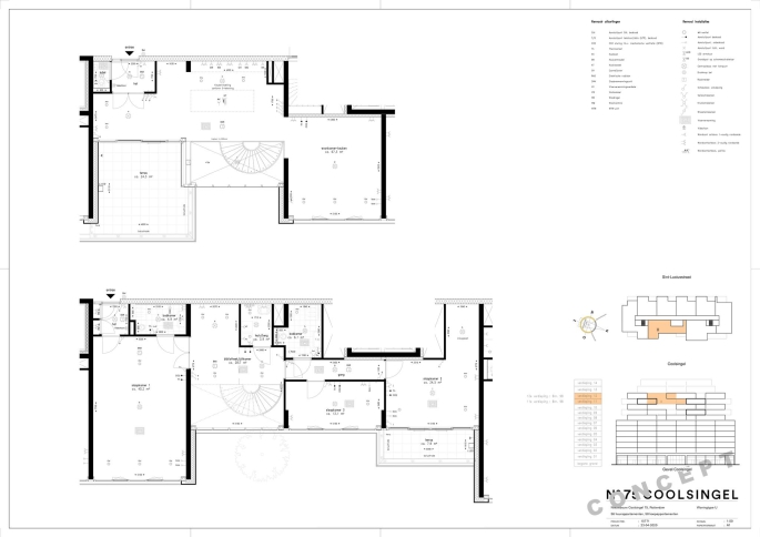 N° 75 Coolsingel, Penthouse, bouwnummer: 98, Rotterdam