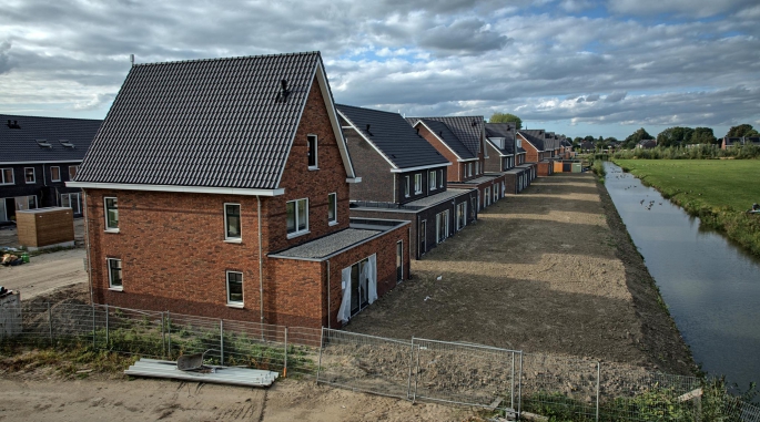 Torensteepolder - De Dreef, Vrijstaande woningen, Numansdorp