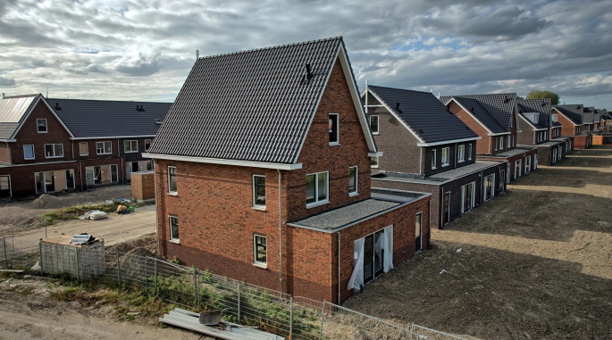 Torensteepolder - De Dreef, Vrijstaande woningen, Numansdorp