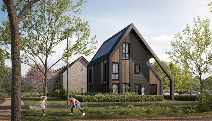 Krekenbos Fase 4 - Succesvol uitverkocht, Hoekwoning type B-2b, Zuidland