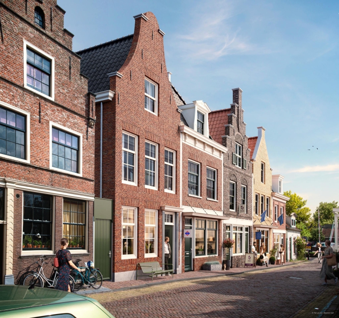 Thuishaven, Appartement met zadeldak, Edam