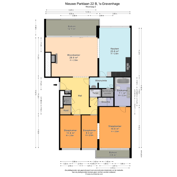 Nieuwe Parklaan 22 B, 2597 LD, 's-Gravenhage