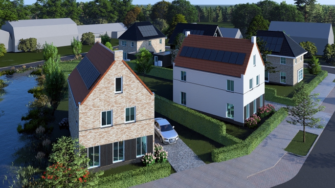 Molenweg 5 vrijstaande woningen, Oudenhoorn