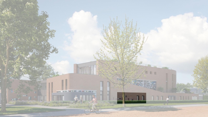 Vredeskerk Venray; NIEUW nu ook afgebouwde appartementen!, Vredeskerk begane grond, bouwnummer: 12, Venray