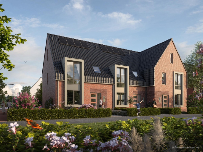 GROOTS, Hoekwoning met topgevel aan de Nieuwelaan, Heiloo