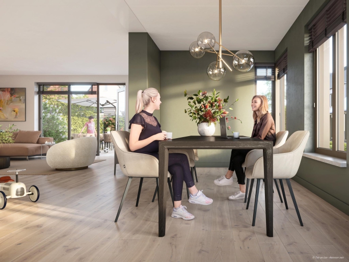 GROOTS, Hoekwoning met topgevel aan de Nieuwelaan, Heiloo